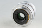 Voigtlander Color-Skopar 50mm F/2.5 Lens Silver for L39 With Box #50444L6