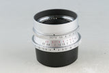 Voigtlander Color-Skopar 28mm F/3.5 Lens Silver for Leica L39 With Box #50447L6