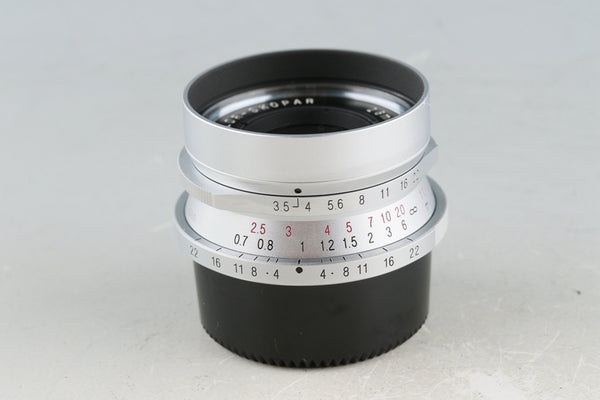 Voigtlander Color-Skopar 28mm F/2.8 Lens Silver for Leica L39 With Box #50447L6