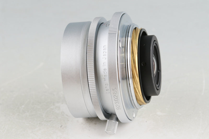 Voigtlander Color-Skopar 28mm F/3.5 Lens Silver for Leica L39 With Box #50447L6