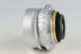 Voigtlander Color-Skopar 28mm F/3.5 Lens Silver for Leica L39 With Box #50447L6