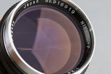 Nikon Nippon Kogaku Nikkor-P.C 105mm F/2.5 Lens for Nikon S #50466E6