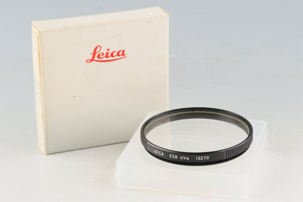 Leica E58 UVa Filter 13270 With Box #50483L1