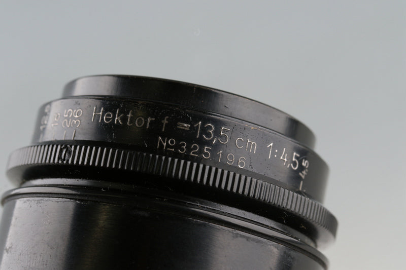 Leica Leitz Hektor 135mm F/4.5 Lens for Leica L39 #50526T