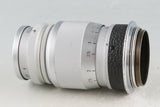Leica Leitz Elmar 90mm F/4 Lens for Leica L39 #50528T