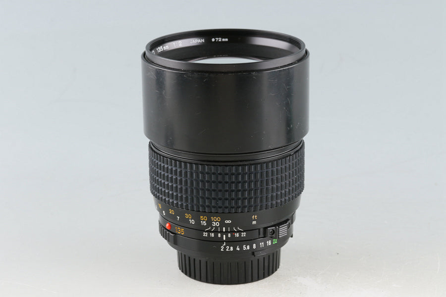 Minolta MD 135mm F/2 Lens for MD Mount #50531F5 – IROHAS SHOP