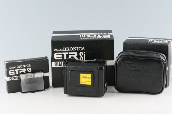 Zenza Bronica ETR Si Film Back ETRS 135 + Focusing Screen Ei + Case-E With Box #50579L8