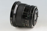 Canon FD 20mm F/2.8 Lens #50640F4