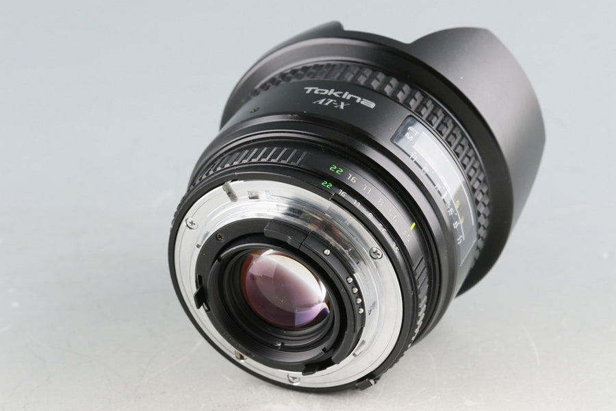 Tokina AT-X AF 17 17mm F/3.5 Aspherical Lens for Nikon F #50669E5 – IROHAS  SHOP