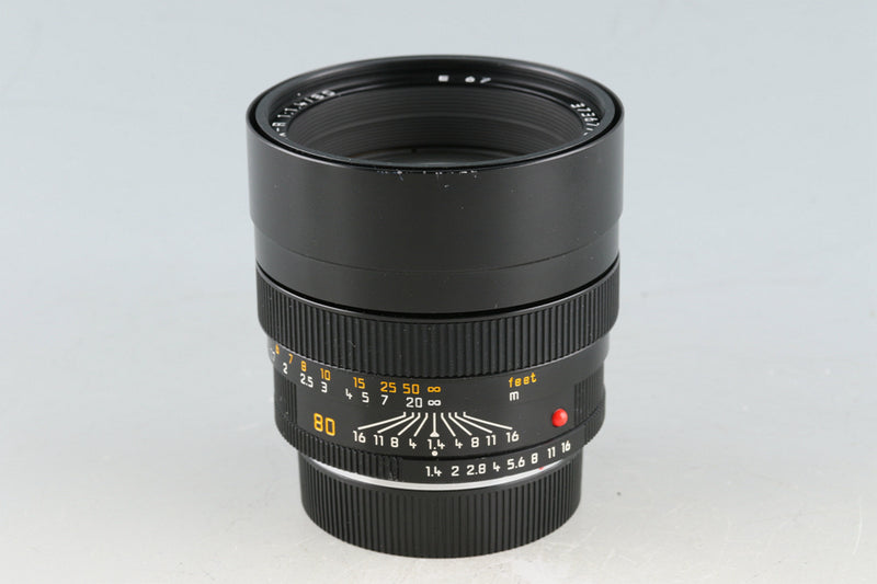 Leica Leitz Summilux-R 80mm F/1.4 R Cam Lens for Leica R #50720T