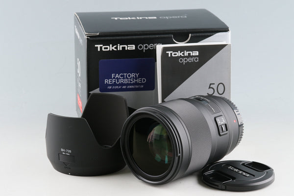 Tokina opera 50mm F/1.4 FF Lens for Canon EF With Box #50722L6