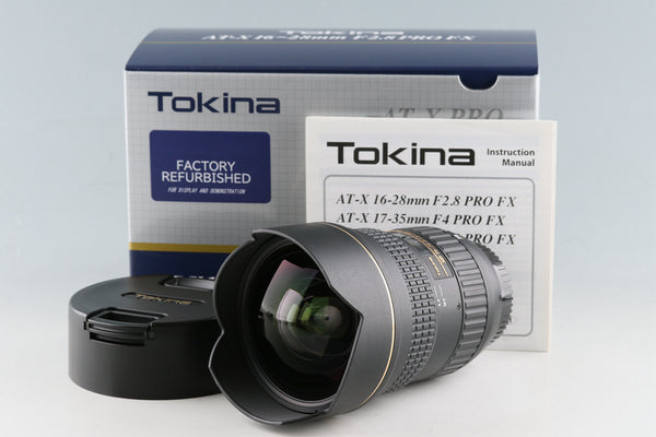 Tokina AT-X Pro SD 16-28mm F/2.8 FX Lens for Nikon F With Box #50725L6