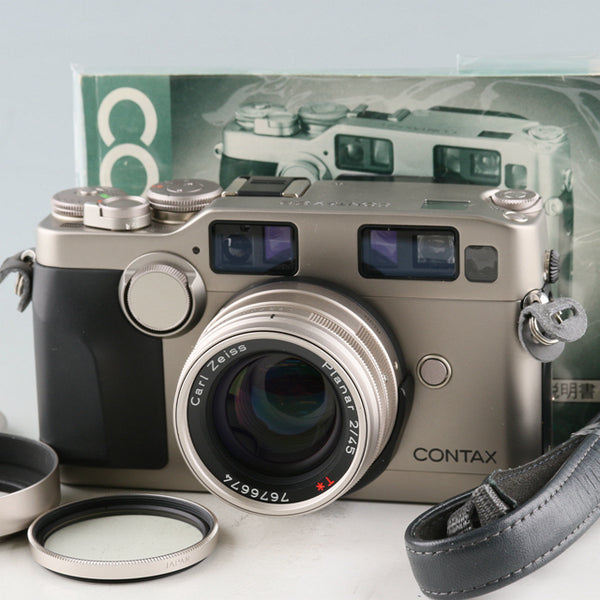 Contax G2 + Carl Zeiss Planar T* 45mm F/2 Lens for G1/G2 #50742D4#AU