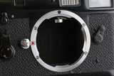 Leica Leitz M2 Repainted Black 35mm Rangefinder Film Camera #50758T