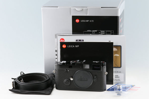*New* Leica MP 0.72 Black 35mm Rangefinder Film Camera With Box #50769L1