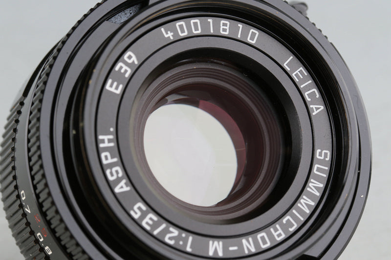 Leica Summicron-M 35mm F/2 ASPH. Black Paint Lens for Leica M #50777T