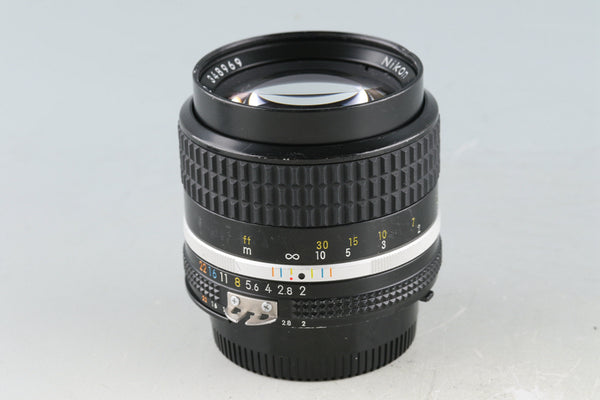 Nikon Nikkor 85mm F/2 Ais Lens #50804A3
