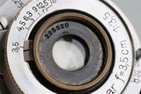 Leica Leitz Elmar 35mm F/3.5 Lens for Leica L39 #50805T