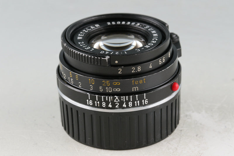 Leica Leitz Summicron-C 40mm F/2 Lens for Leica M #50807T