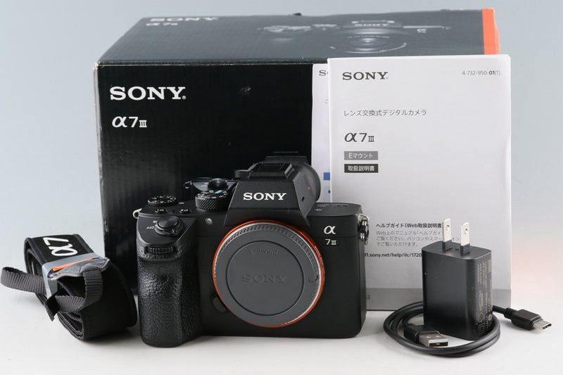 Sony α7III/a7III Mirrorless Camera With Box *Japanese Version Only * #50855L2