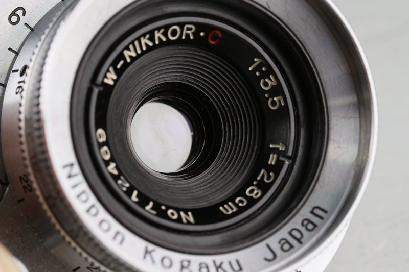 Nikon W-Nikkor.C 28mm F/3.5 Lens for Leica L39 #50870C2