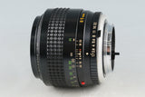 Minolta MC Rokkor-PF 85mm F/1.7 Lens for MD Mount #50896E5