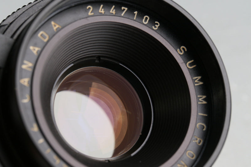 Leica Leitz Summicron 35mm F/2 6-Elements Lens for Leica M #50897T