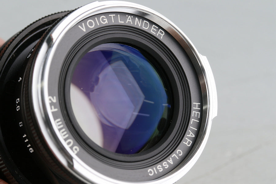 Voigtlander Heliar Classic 50mm F/2 250Jahre for Leica M #50902C1 – IROHAS  SHOP