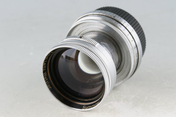 Leica Leitz Summitar 50mm F/2 Lens Leica L39 #50929T#AU
