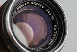 Nikon Nikkor-H.C 50mm F/2 Lens for Nikon S #51057A4