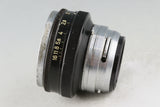 Nikon Nikkor-H.C 50mm F/2 Lens for Nikon S #51057A4