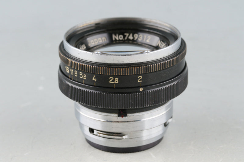 Nikon Nikkor-H 50mm F/2 Lens for Nikon S #51058A4