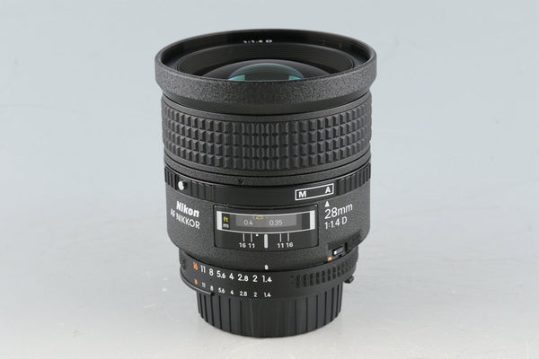 Nikon AF Nikkor 28mm F/1.4 D Lens #51060A6