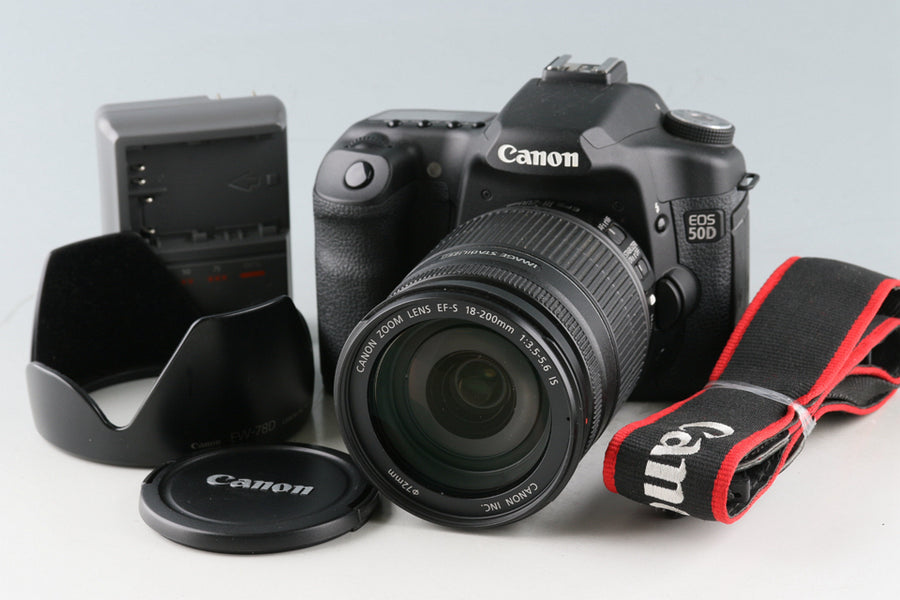 Canon EOS 50D + EF-S 18-200mm F/3.5-5.6 IS Lens #51080E2