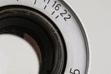 Leica Leitz Elmar 50mm F/3.5 Lens for Leica L39 #51090C2