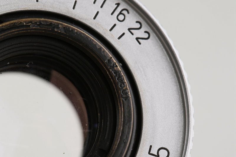 Leica Leitz Elmar 50mm F/3.5 Lens for Leica L39 #51090C2