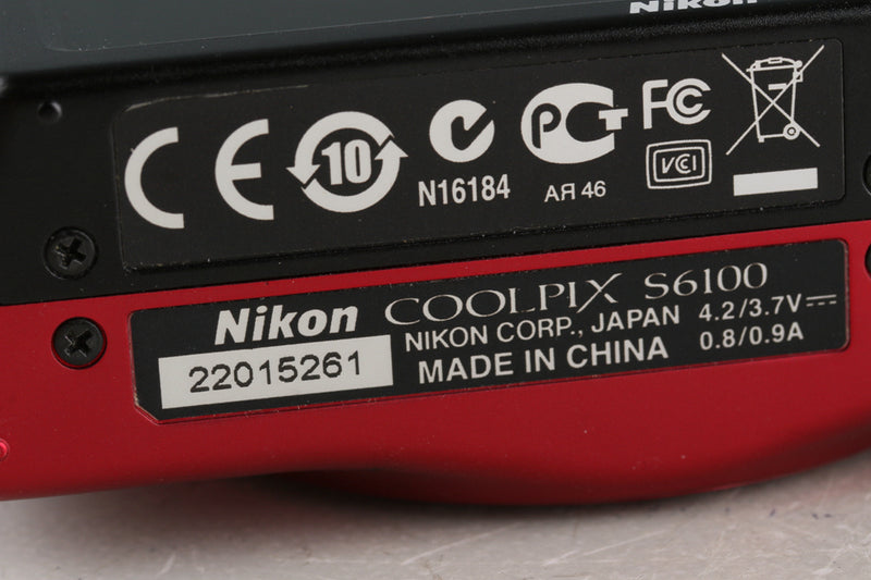 Nikon Coolpix S6100 Digital Camera #51226J