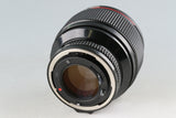 Canon FD 85mm F/1.2 L Lens #51301F5