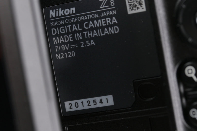 Nikon Z8 Mirrorless Digital Camera With Box #51368L4
