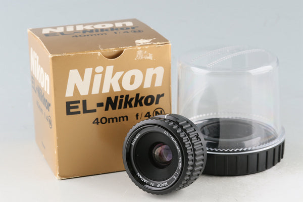 Nikon EL-Nikkor 40mm F/4 N Lens With Box #51393L4