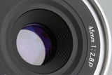 Nikon Nikkor 45mm F/2.8 P Lens #51417A3