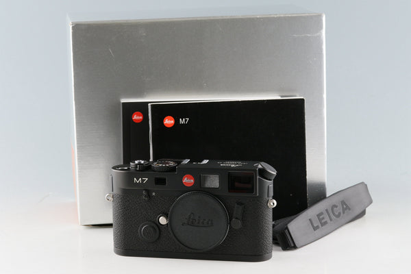 Leica M7 Engrave 0.72 Black Chrome 35mm Rangefinder Film Camera With Box #51496L1