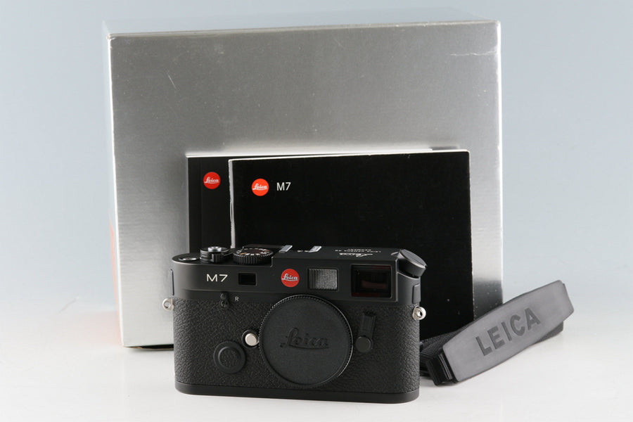 Leica M7 Engrave 0.72 Black Chrome 35mm Rangefinder Film Camera With Box  #51496L1