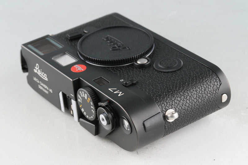 Leica M7 Engrave 0.72 Black Chrome 35mm Rangefinder Film Camera With Box #51496L1