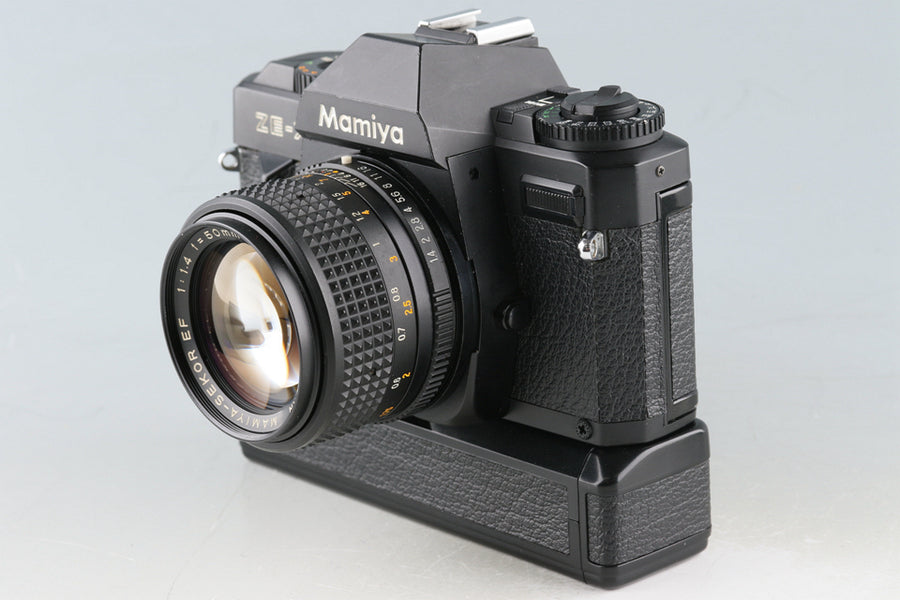 Mamiya ZE-X + Mamiya Sekor EF 50mm F/1.4 Lens + Winder ZE #51649D3 – IROHAS  SHOP