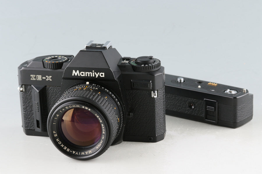 Mamiya ZE-X + Mamiya Sekor EF 50mm F/1.4 Lens + Winder ZE #51649D3 – IROHAS  SHOP