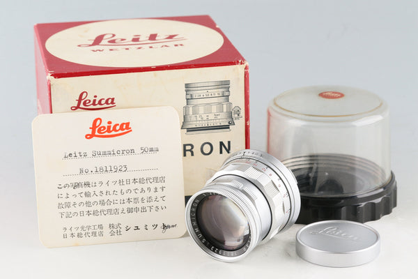 Leica Leitz Summicron 50mm F/2 Lens for Leica M With Box #51855L1