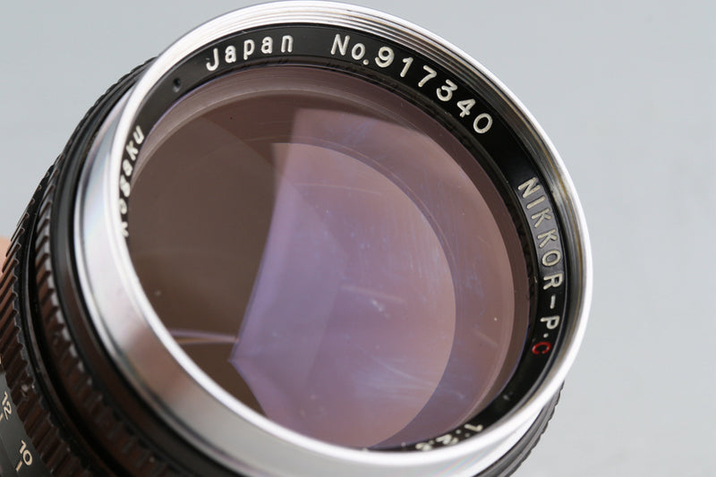 Nikon Nippon Kogaku Nikkor-P.C 105mm F/2.5 Lens for Nikon S #52023A5