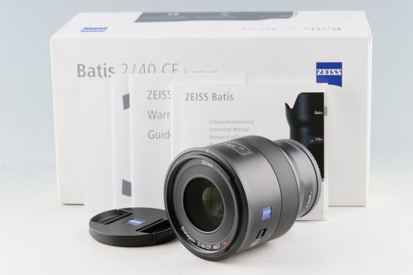 Zeiss Batis Distagon T* 40mm F/2 CF Lens for Sony E-Mount With Box #52066L9