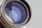 Leica Leitz Summar 50mm F/2 Lens for Leica L39 #52139T
